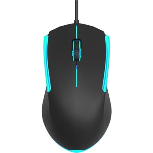 VODOOL SPK314 Wired RGB Gaming Mouse 3 Buttons 1200 DPI Optical Game Mice for Windows 10 8 7 Laptop Desktop PC Computer