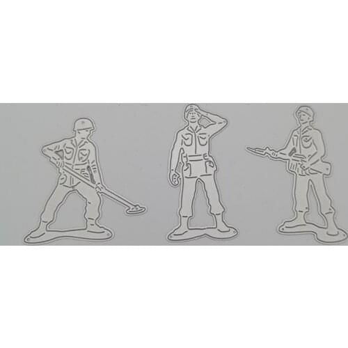 Soldier New Design Craft Metal Cutting Die Scrapbooking Album Paper DIY Card Craft Embossing Die Cuts