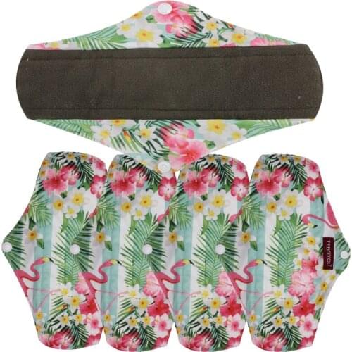 Woman Cloth Menstrual Pads Washable Feminine Hygiene Care Cloth Pads Reusable Sanitary Pads