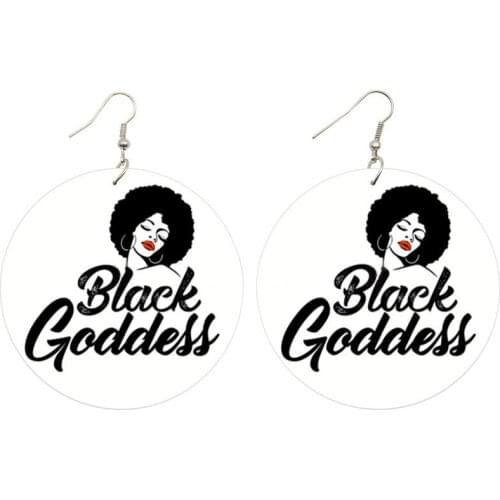 Roform Girls for women 2020 Top Quality Drop Vintage Party Wooden earrings wood Africa Gift