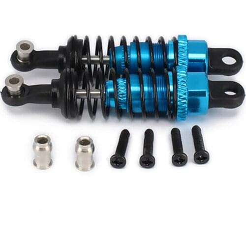 2 Pcs Oil Adjustable 65Mm Shock Absorber Damper for Rc Car 1/18 WLtoys A959 A969 A979 K929 Hpi Hsp Traxxas Losi Tamiya