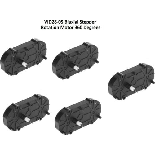 5Pcs VID28-05 Biaxial Stepper Rotation Motor 360Degrees Auto Instrument Machine For Car Replacement Parts 896B