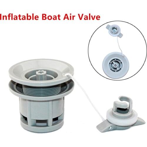 6 Holes Air Valve Inflatable Boat Raft Dinghy Kayak Canoe Accessories Bestway Lay Z Hot Tub Spa Inflation Valve Adapter Cap
