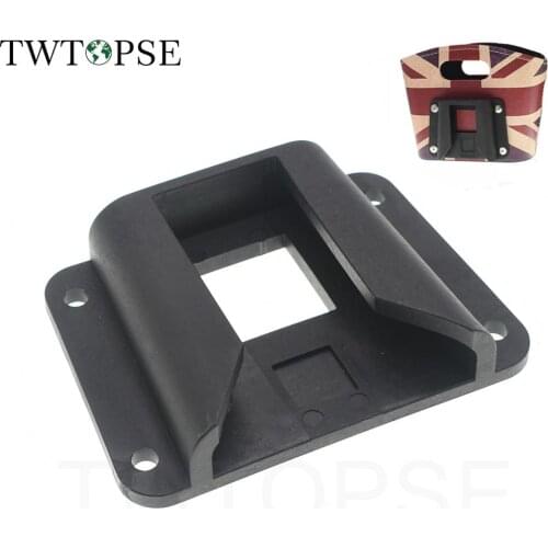 TWTOPSE Cycling Bike ABS Front Carrier Block Adapter For Brompton 3SIXTY Folding Bike Bicycle Bag Rack Carrier Block Adapter New