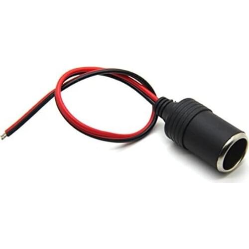 Female Seat Charger Cable 12V Boat Car Cigarette Lighter Plug Connector Adapter Receptacle Cigar Power Auto Parts Accessories