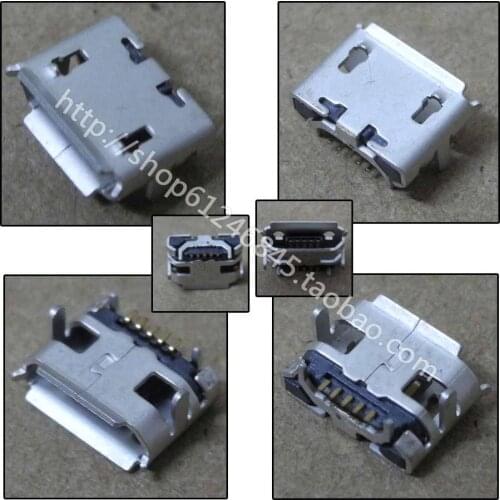 Free shipping The new for Tablet PC mobile phones Micro USB data interface plug end 5-pin horns U018