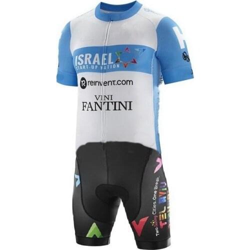 Skinsuit 2020 Israel Start Up Nation team Bodysuit Summer Cycling Jersey Bike Bicycle Clothing MTB Maillot Ropa Ciclismo