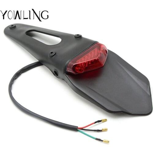 For 450SX 450 250 XC 250SX 125EXC 250EXC Motorcycle Light Enduro Trial Bike 12V LED Brake Stop Rear rear fender Tail Light