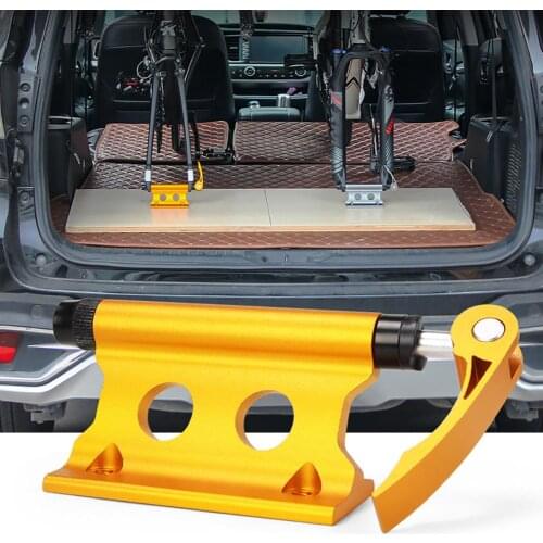 Bike Bicycle Car Indoor Carrier Quick Release Aluminium Alloy Fork Lock Rack Bicycle Car Indoor Carrier Fork Lock Rack Bicycle