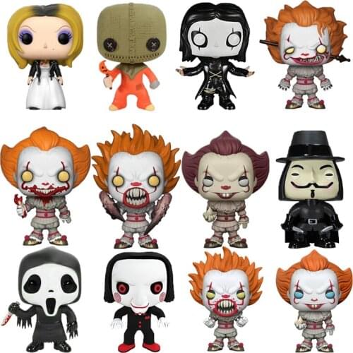 Horror Movie IT #472 Childs play 315 Beetlejuice #05 V #10 Action Figure Toys Collection Dolls Gifts for Children POP Figure