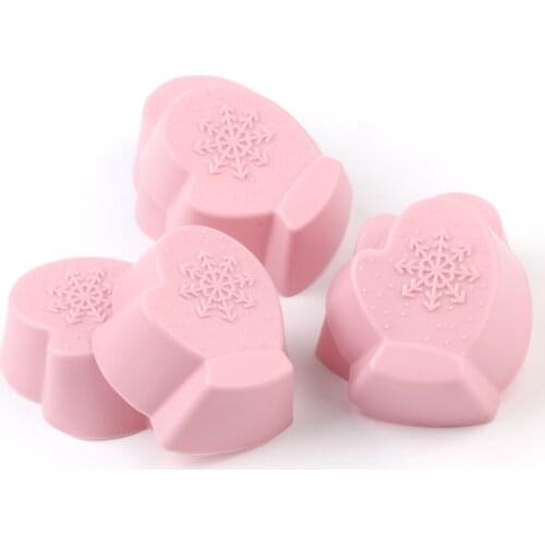 Silicone Muffin Cupcake Mold Christmas Series Small Cakes-Gloves Kitchen Baking Pastry Tools Cake Decorating Tools6/12PCS
