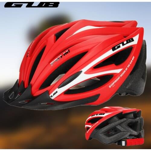 GUB 21 Ventilation Holes Bicycle Helmet MTB Road 2In1 260g Super Light Bike Cycling Helmet Ultralight EPS+PC Cycling Safety Cap