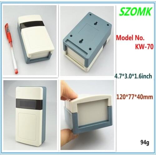 Wall mount door alarrm card reader box (1 pcs) 120*77*40mm electrical box plastic industrial box abs swith housing for pcb board