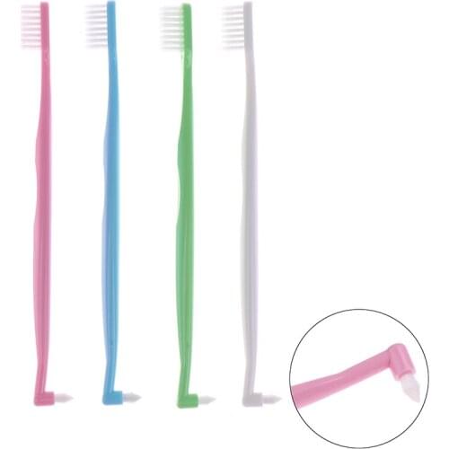 Orthodontic Toothbrush Interdental Brush Double Ended Oral Dental Brace Care New