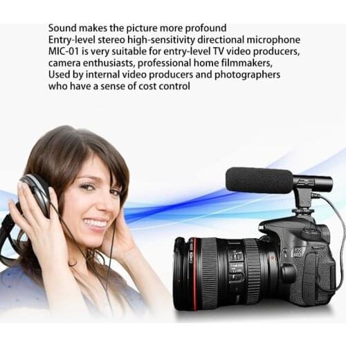 R58A Portable Microphone Streaming Mic Game Props Vocal Recording Apply Microphone Headphone Living Streaming ABS Material