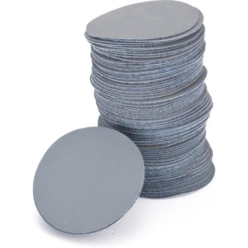 100pcs 3000Grit Sander Disc 3''/75mm Sanding Paper Metal Polishing Pads Sandpaper Adhesive Loop Backing For Polishing