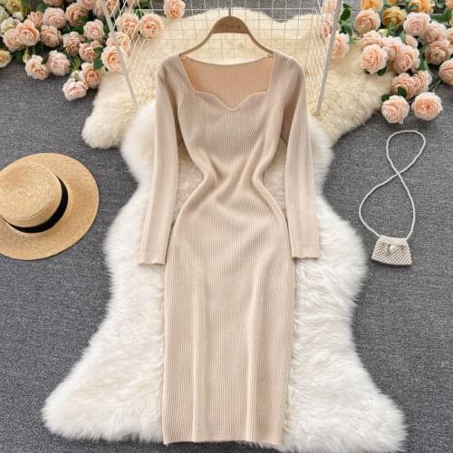UVRCOS Fashionable Knitted Dresses