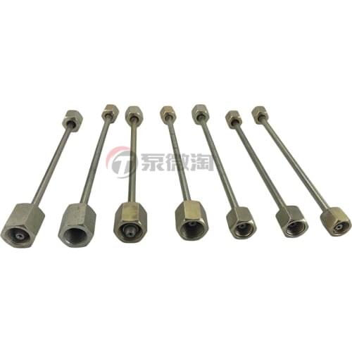 1pc Short high pressure Diesel engine oil pipe for hand pressure checker Nozzle detection high pressure M14