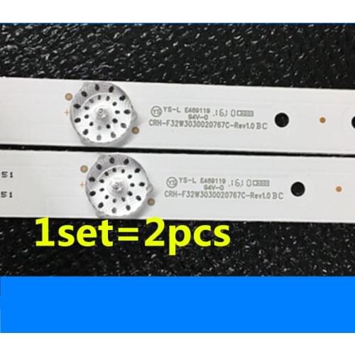 2pcs/set LED Backlight For LE32B310P LE32G310G LD32U3100 32EU3000 H32E16 Light Bar CRH-F32W3030020767C-REV1.0