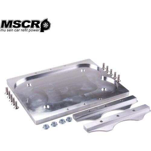 Aluminum Yellow Red Blue Battery Holder Tray Relocation Bracket Mount For Optima 34/78 MSCRP-YX00459