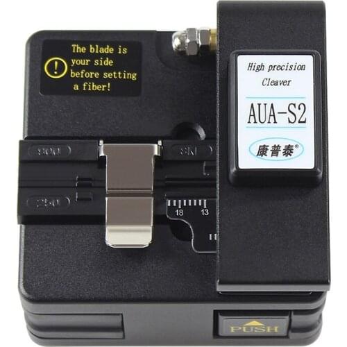 AUA-S2 High Precision Hot Melt Optical Fiber Cleaver Fiber Optic Cutter Fiber Cleaver with Bag