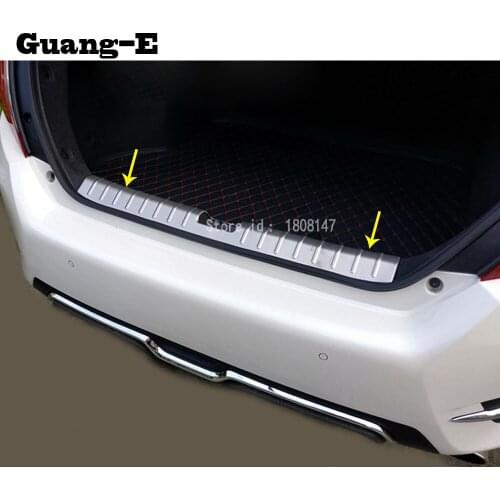 Car Cover Stainless Steel Inner Built Rear Back Bumper Trim Plate Pedal Hoods 1PCS For Honda Civic 10th Sedan 2016 2017 2018