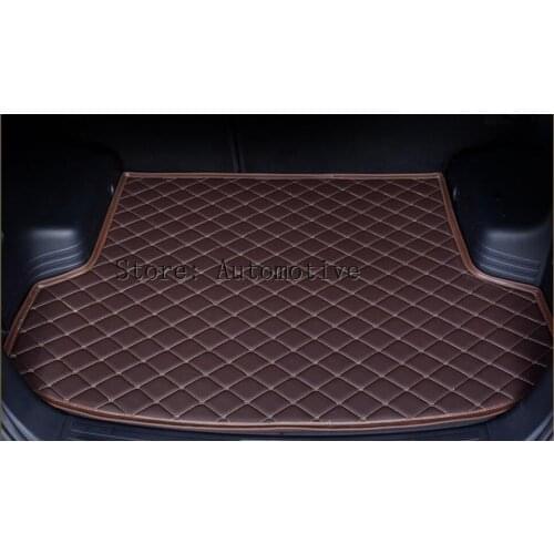 Auto Cargo Liner Trunk Mats For LEXUS RX Sport RX200t RX450h 2016.2017 Car Boot Mat Embroidery Leather mats Free shipping