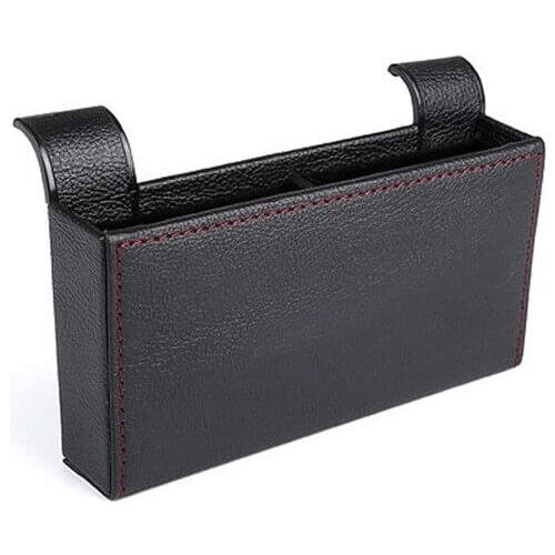 BBQ@FUKA 1 pc Car Interior Gear Side Storage Box Container Leather Fit for Porsche Macan 2014-2017 Car Accessories Styling