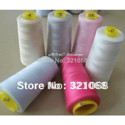 Household sewing thread &industrial sewing thread ,sewing machine parts polyester thread 6pcs/lot