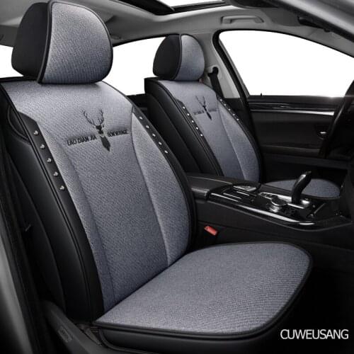 CUWEUSANG flax car seat covers for Lexus RX350 RX450h RX330 IS250C GS300 GS350 ES LS NX CT200h LS NS IS Series car accessories