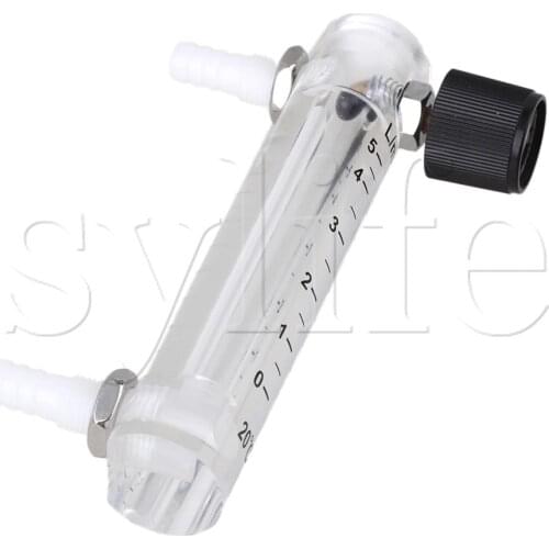 LZQ-4 Acrylic Semicircle Flow Meter 0.5-5LPM Gas Flowmeter for Oxygen Air Gas