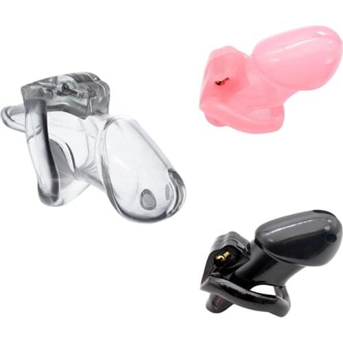 HT V3 Bird Chastity Amazing Price Male Bio-sourced Resin Chastity Device Cock Cage HT V3 Belt With 4 Penis Rings Adult Sex Toys