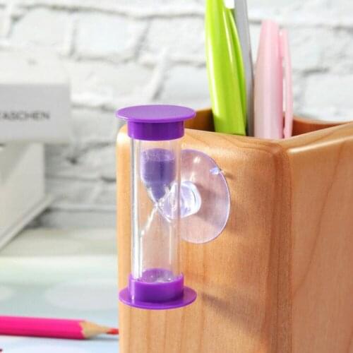New Colorful Hourglass Sandglass Sand Clock Timers Sand Timer Random Colors 2 Minutes /3 Minutes With Suction Cup Hot