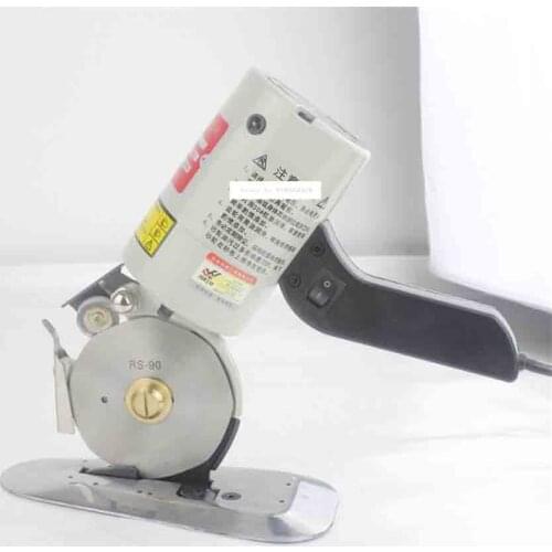 New C-90B-1 200W Round Knife Cutting Machine, 90mm Blade for Cloth Fabric Electric Cutter 110V/220V With High Speed Steel Blade