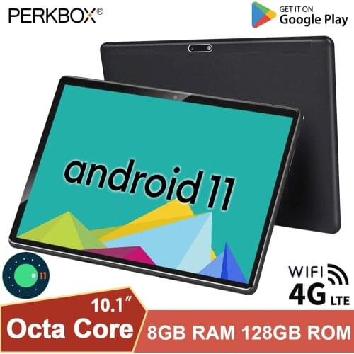 New Release 10 Inch Tablet Android 10 Octa Core CPU 8GB RAM 128GB ROM 1280x800 FHD IPS 4G LTE Network WiFi Youtube Media Pad GPS
