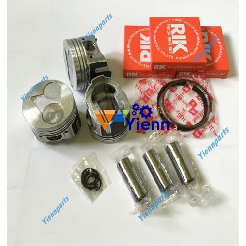 D782 Piston 1E051-21110 With Piston Ring 16853-21050 For Kubota B7410 Tractor Diesel Engine Spare Parts