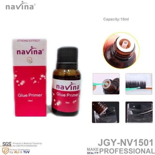 Navina eyelashes primer JGY-NV1501, 20PCS/lot, easy work, Increase firmness, before Eyelash Extension