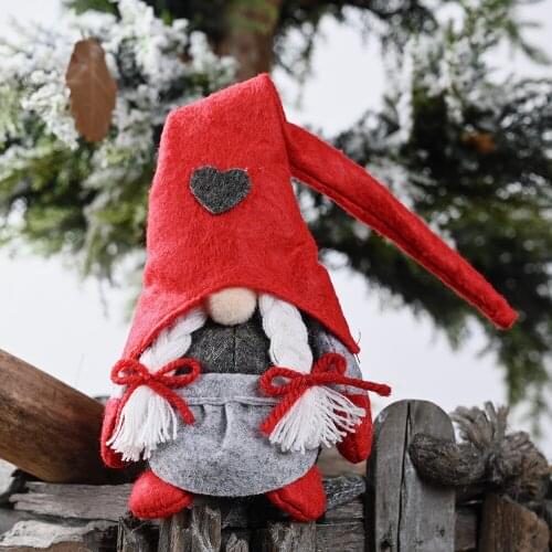 Christmas Elf Doll Christmas Gift Gnomes Standing Gnome Toy Dolls Ornaments Christmas Santa Home Holiday Decoration Present