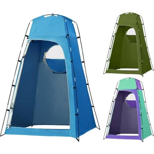 Outdoor Household Privacy Folding Waterproof Bounce Movable Sun Protection Tent for Showering Changing Bird Watching Toilet Fish