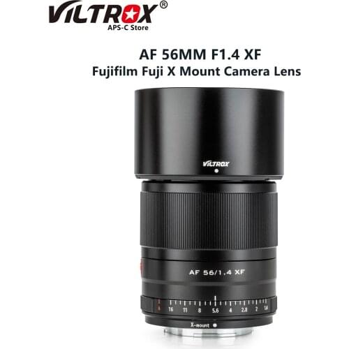Viltrox 56mm F1.4 Auto Focus Portrait Large Aperture Telephoto Lens for Fujifilm Fuji X Mount Camera Lens X-T30 X-PRO3 X-E3 X-T2