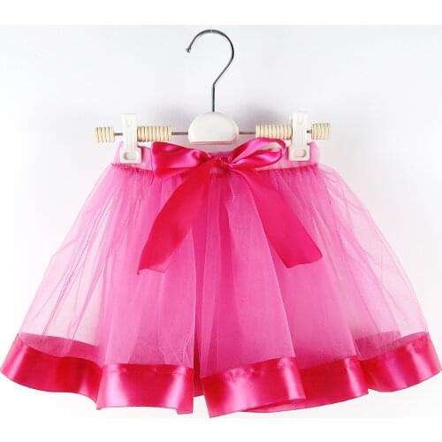 Rose red Baby Tutu girl Skirts Princess pettiskirt ballet dance tutu skirt Kids party miniskirt wedding Chlidren clothing falda
