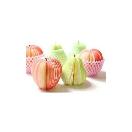 3 pcs/lot Cute Fruit Memo Pad Sticky Note Kawaii Paper Scrapbooking Sticker Pads Creative Korean Stationery Free shipping