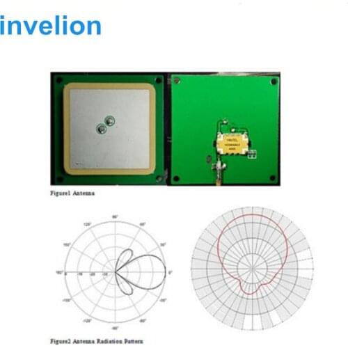 45*45mm passive ceramic rfid uhf antenna 2dbi SMA IPEX interface
