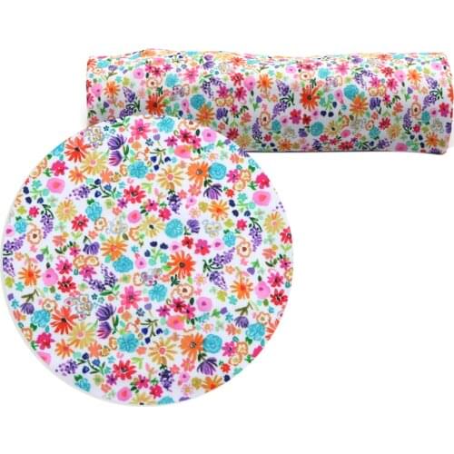 David accessories 50*145cm Fruit Flower Feather Print Swimwear Fabric,Sewing Draft Dress Tights Clothes DIY,1Yc10856