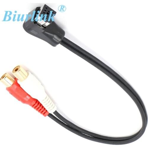 Car Aux-in IP-Bus to RCA Audio Cable Adapter For Pioneer CD Changer CD-RB10 CD-RB2