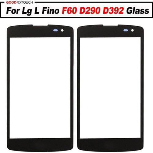 For Lg L Fino F60 D290 D392 D290N D295 D390 Front Outer Screen Glass Lens Repair Touch Screen Outer Glass
