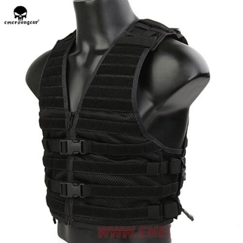 Emersongear PLCV 3.0 ultra-light breathable mesh front and rear flap zipper tactical Duty Series vest
