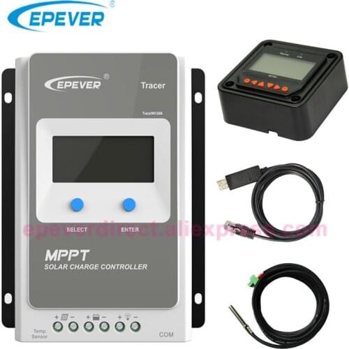 EPEVER New mppt solar charge controller 12v 24v 40amp Tracer4210AN 40A Solar charger mppt regulator