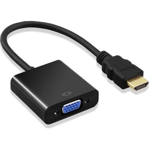 HDMI To VGA Conversion Cable Adapter Connects HDMI VGA Port For PC Laptop Smart TV Box Other Devices