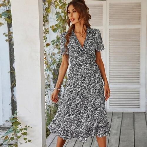 Цветочные летние платья K'raifls China At AliExpress